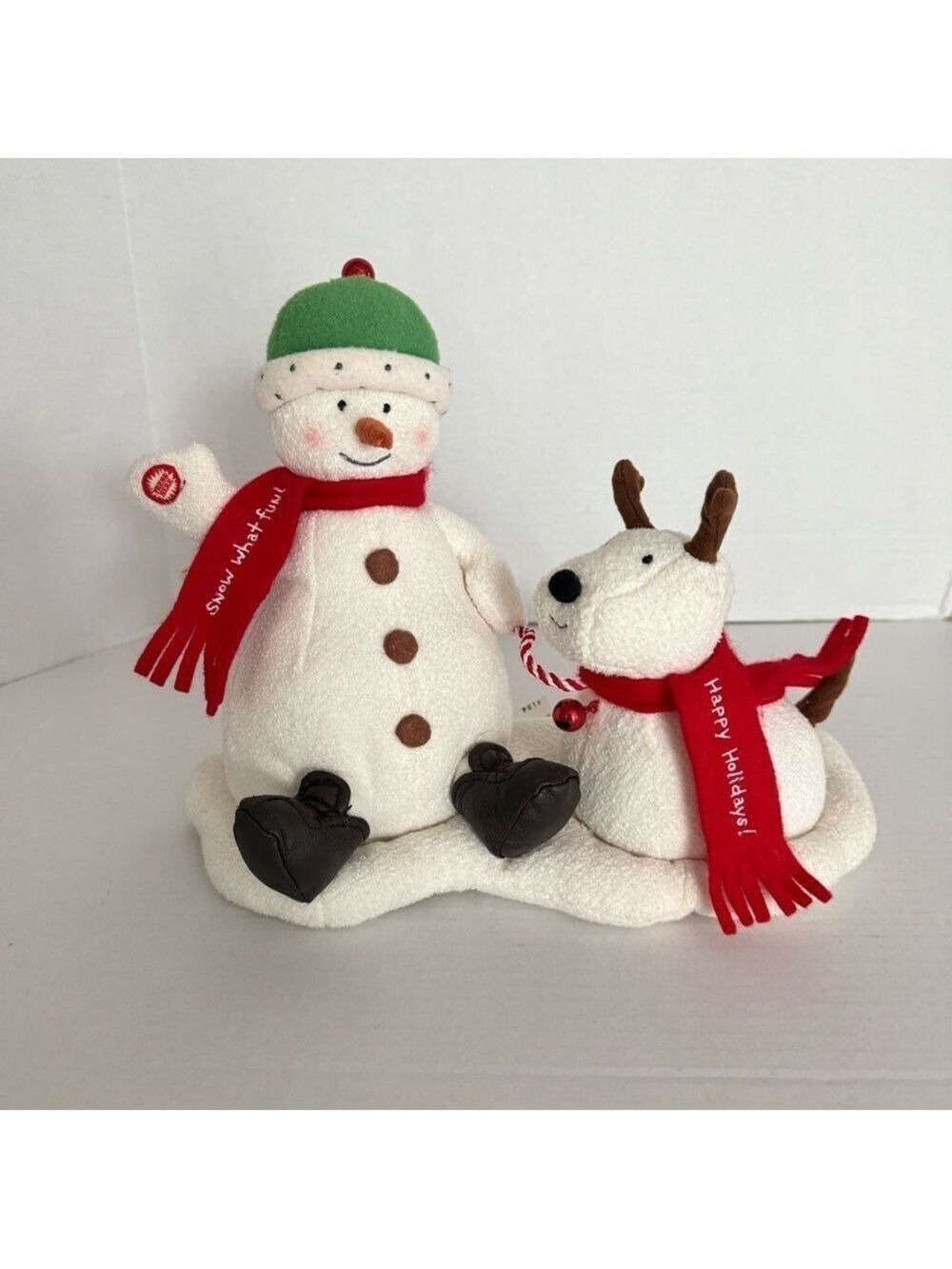 Hallmark 2004 Jingle Pals, Snowman & Dog, They Dance & Sing To “Jingle Bells”
